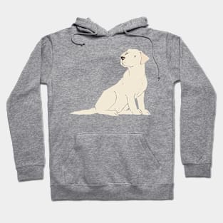 Cream Labrador Dog Hoodie